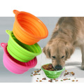 Silicone Collapsible Pet Dog Food Bowl